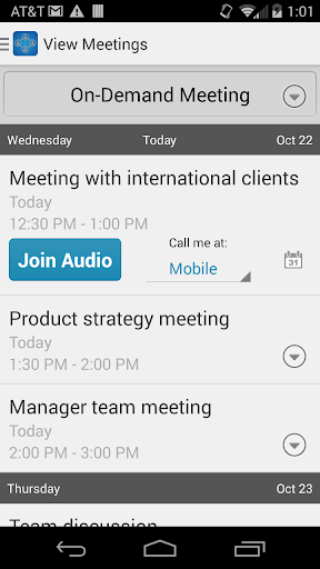 Mobile Conference Connect - Image screenshot of android app