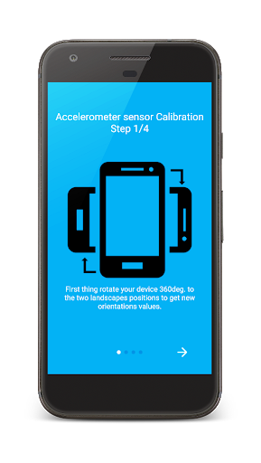 Accelerometer sensor Calibrator - عکس برنامه موبایلی اندروید