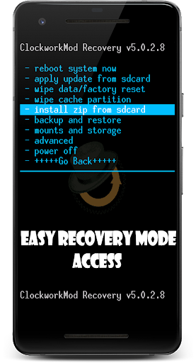 Reboot to recovery (root) - عکس برنامه موبایلی اندروید