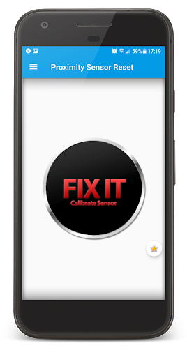 Proximity Sensor Reset/Fix - Image screenshot of android app