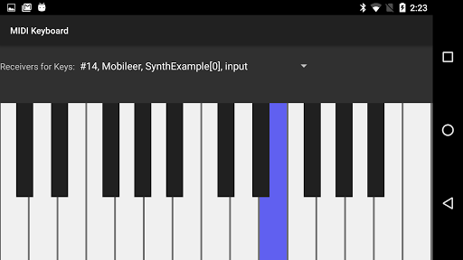 MIDI Keyboard - عکس برنامه موبایلی اندروید