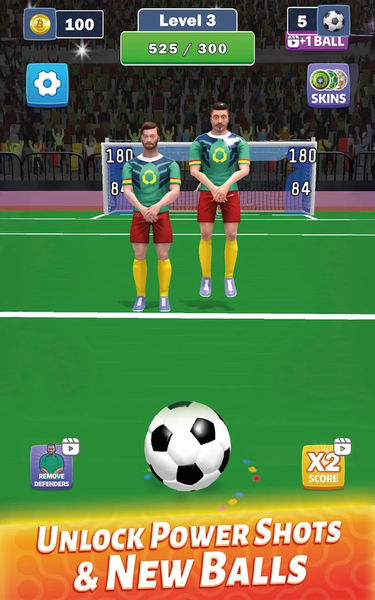 Bitcoin Goal Flick: Earn BTC - عکس بازی موبایلی اندروید