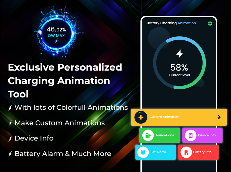 Ultra Fast Charging Animation - عکس برنامه موبایلی اندروید
