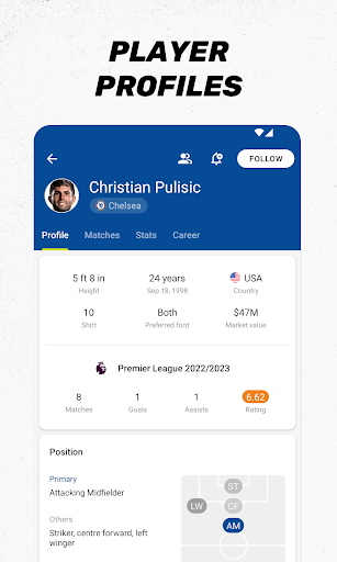 FotMob – نتایج زندهی فوتبال - عکس برنامه موبایلی اندروید