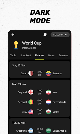 FotMob – نتایج زندهی فوتبال - عکس برنامه موبایلی اندروید