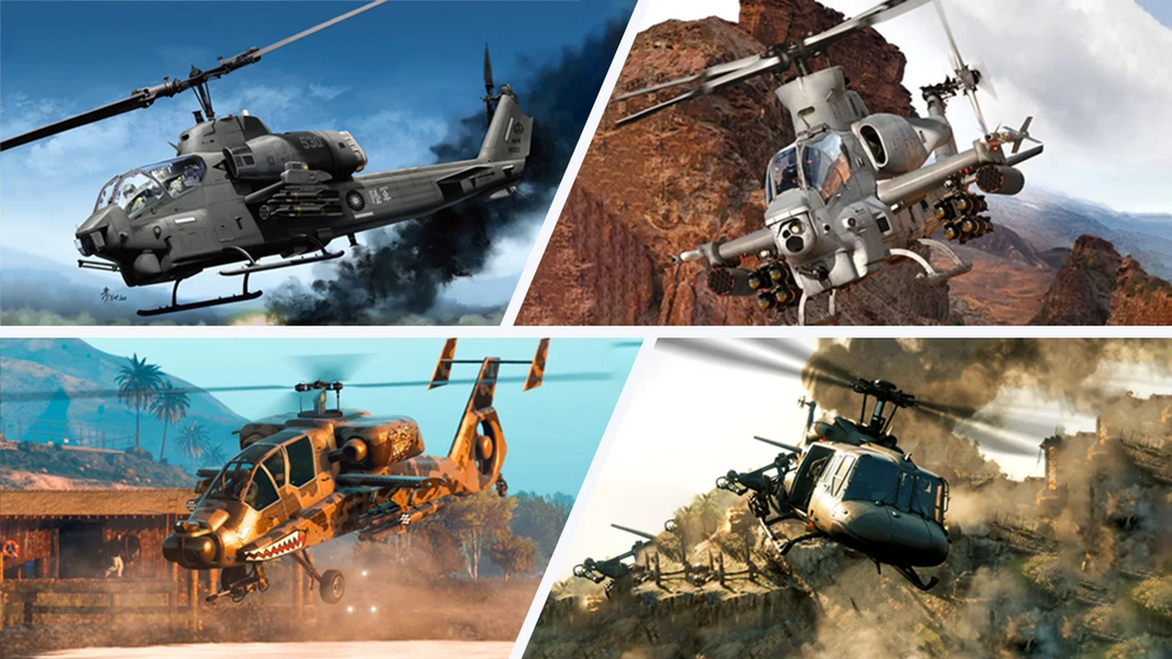 GunShipWar : Helicopter Strike - Gameplay image of android game