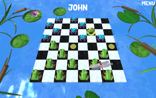 Frog Checkers - Gameplay image of android game