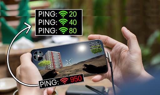 Mobile Gaming Ping : Anti Lag - Image screenshot of android app
