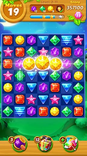 Jewels Track - Match 3 Puzzle - Gameplay image of android game