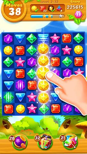 Jewels Track - Match 3 Puzzle - Gameplay image of android game