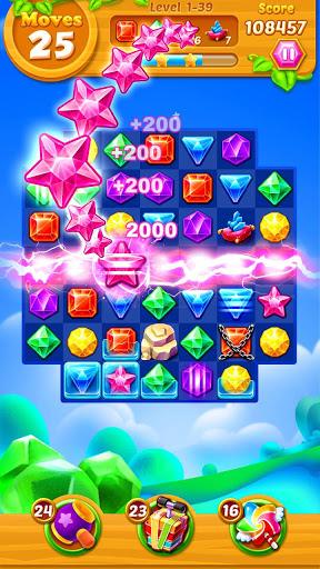 Jewels Track - Match 3 Puzzle - Gameplay image of android game