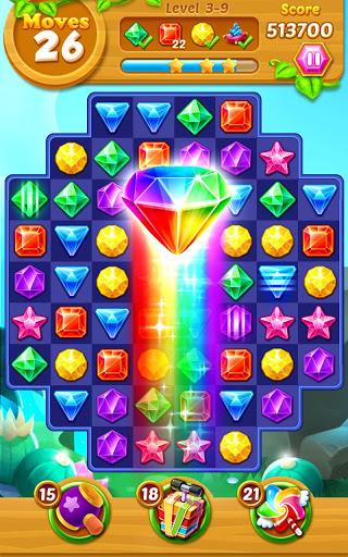 Jewels Track - Match 3 Puzzle - Gameplay image of android game