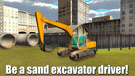 Heavy Excavator Driver Sim 3D - Gameplay image of android game