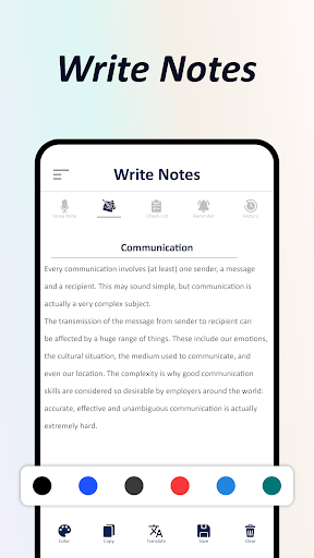 Voice Notepad - Speech to Text - عکس برنامه موبایلی اندروید