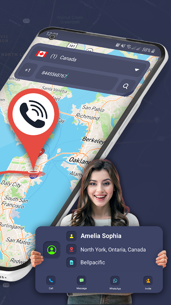 Find location deals by phone number