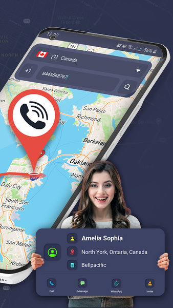 Find Mobile Number Location - عکس برنامه موبایلی اندروید