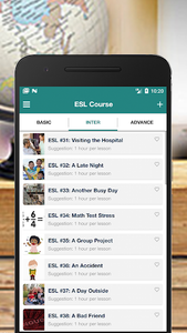 English Basic - ESL Course - Image screenshot of android app