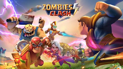 Zombies Clash: Superheroes War - Gameplay image of android game