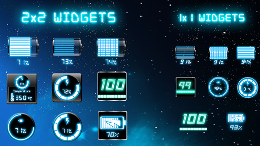 Battery Neon Widget - Image screenshot of android app