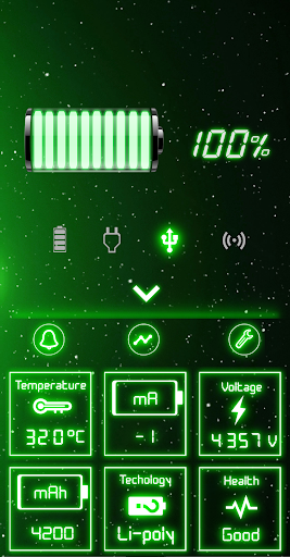 Battery Neon Widget - Image screenshot of android app