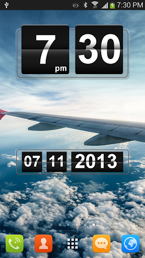 Retro Clock Widget - عکس برنامه موبایلی اندروید