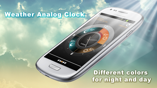 Weather Clock - عکس برنامه موبایلی اندروید