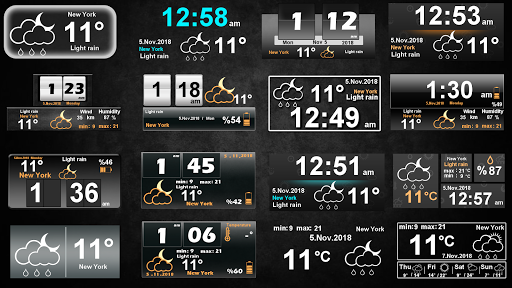 Weather Clock - Image screenshot of android app