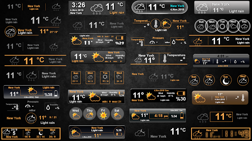 Weather Clock - Image screenshot of android app