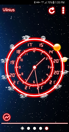 Weather Neon - عکس برنامه موبایلی اندروید