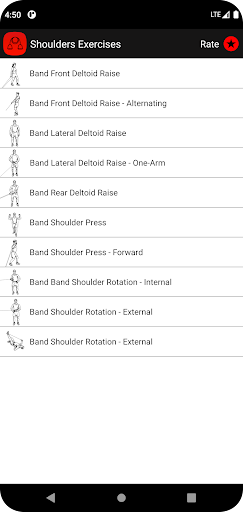 Band Exercise - Image screenshot of android app