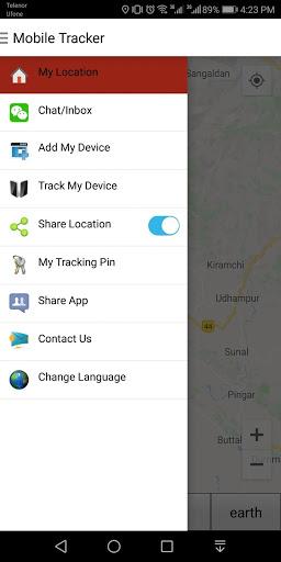 Mobile Tracker - Image screenshot of android app