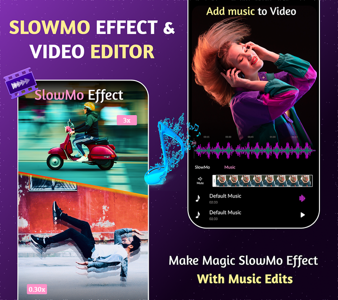 Slow Motion Video Maker Editor - عکس برنامه موبایلی اندروید