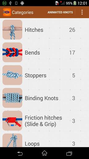Knots — How to Tie Lite - عکس برنامه موبایلی اندروید