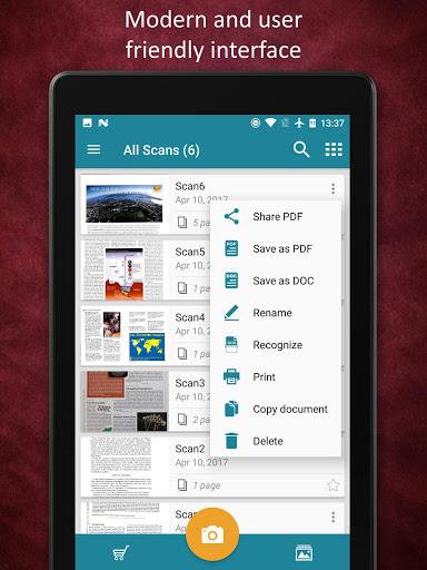 Smart Doc Scanner: Free PDF Scanner App - عکس برنامه موبایلی اندروید