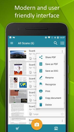Smart Doc Scanner: Free PDF Scanner App - عکس برنامه موبایلی اندروید