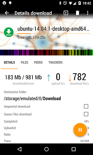 aTorrent - torrent downloader - Image screenshot of android app
