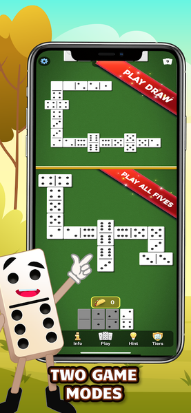 Dominoes: Classic Tile Game🂑 - Gameplay image of android game
