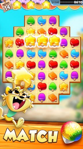 Tropical Treats: Ice Cream Match 3 - Gameplay image of android game