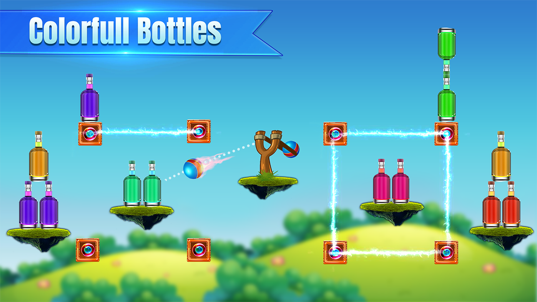 Bottle Shooter - Shoot & Knock - عکس بازی موبایلی اندروید