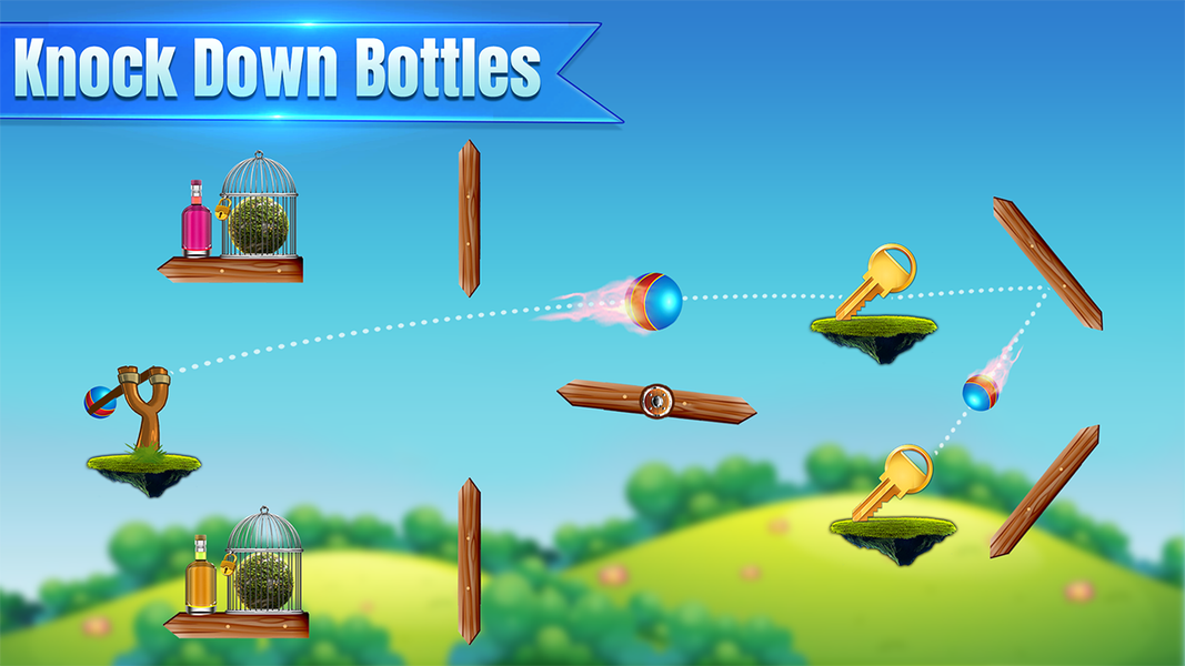 Bottle Shooter - Shoot & Knock - عکس بازی موبایلی اندروید