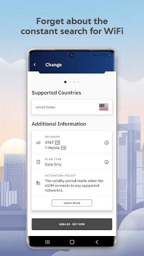Airalo: eSIM Travel & Internet - Image screenshot of android app