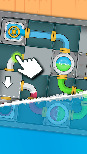 Unblock Water Pipes - Gameplay image of android game