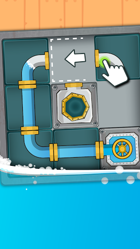 Unblock Water Pipes - Gameplay image of android game