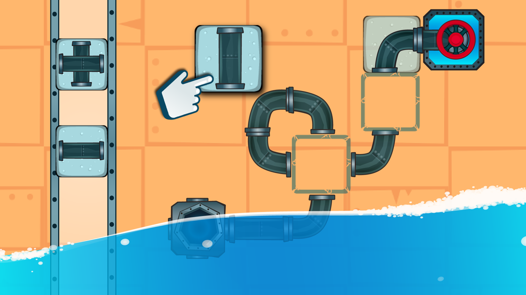 Water Pipes - Gameplay image of android game