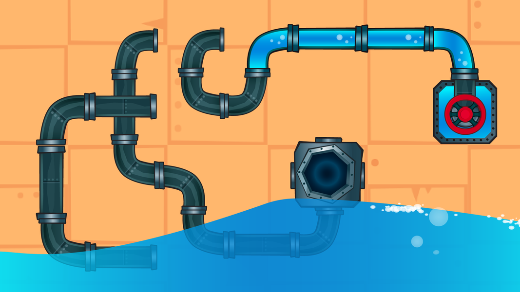 Water Pipes - Gameplay image of android game