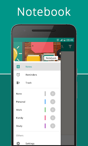 Notebook - عکس برنامه موبایلی اندروید