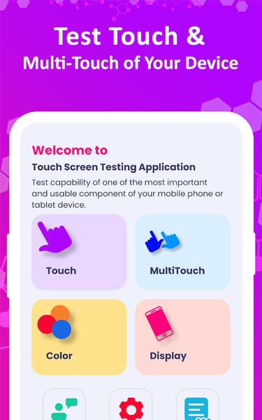 Touch Screen Test - Multi-Touc - عکس برنامه موبایلی اندروید