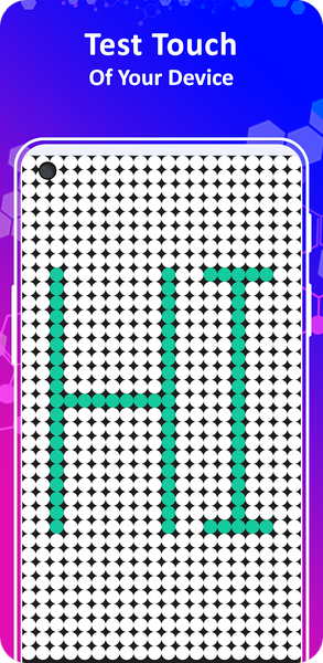 Touch Screen Test - Multi-Touc - Image screenshot of android app