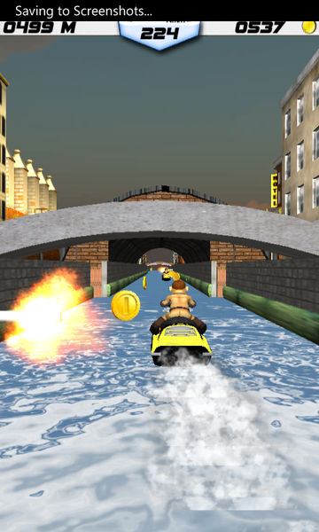 Stunt Rafting - Gameplay image of android game