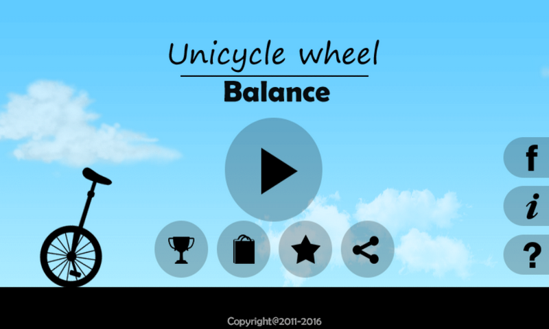 Unicycle Wheel Balance - Gameplay image of android game